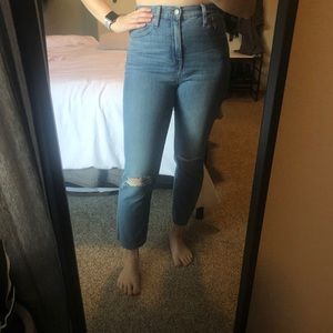 Madewell The High Rise Slim Boyjean